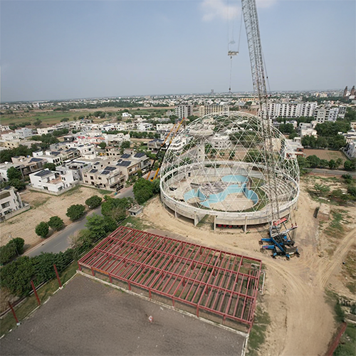 Geodesic Dome Bahria Town Theme Park Project by Capston Pakistan